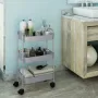 Метална сервизна количка е сив цвят , снимка 2