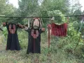 Автентични носии (Саи / Клашници) и рядка бебешка люлка (Цедилка) – Разлог/Пирин, 1890-1910 г., снимка 5