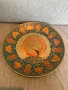 Месингова чиния за стена с пауни, снимка 2