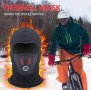 поларена маска за ски сноуборд черна с дишащата и мрежеста конструкция, снимка 10