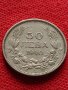 Стара монета 50 лева 1940г. Царство България перфектна за колекция - 26374, снимка 1 - Нумизматика и бонистика - 36010651