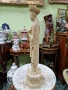 Чудесна голяма антикварна азиатска фигура статуетка , снимка 8