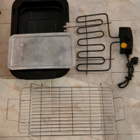 Електрическа скара (барбекю) с терморегулатор 2000W, снимка 3 - Скари - 44589792