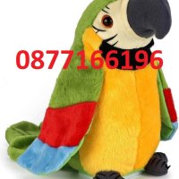 Говорещ Папагал - Плюшена играчка, снимка 2 - Плюшени играчки - 41098392