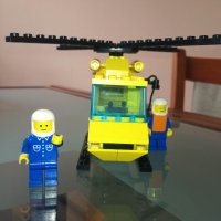 Стар конструктор Лего Town - Lego 6697 - Спасителен хеликоптер, снимка 5 - Колекции - 34486949