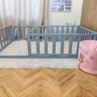 Детски легло с ограда | Модел: "МОНИ", снимка 2 - Мебели за детската стая - 41880632