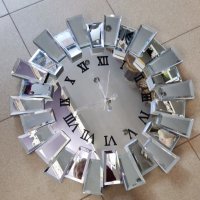Стенни часовници, огледално стъкло - 53см диаметър, снимка 7 - Стенни часовници - 41801026
