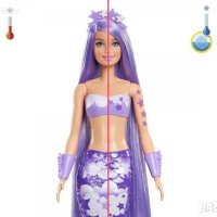 Куклa Barbie Color Reveal с магическа трансформация - цветна русалка, снимка 3 - Кукли - 38696258