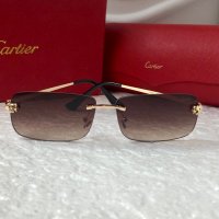 Cartier 2023 слънчеви очила унисекс дамски мъжки очила, снимка 4 - Слънчеви и диоптрични очила - 38976688