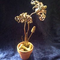Сувенир цвете от гилзи, снимка 1 - Други ценни предмети - 40951570