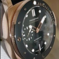 Мъжки луксозен часовник Panerai Submersible Luminor Carbotech, снимка 4 - Мъжки - 41630627