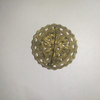 Антична бронзова брошка от Бохемия , снимка 2 - Антикварни и старинни предмети - 39015546