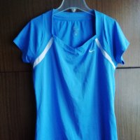 Nike Dry-Fit оригинална дамска спортна фланелка тениска размер L, снимка 1 - Тениски - 38830033