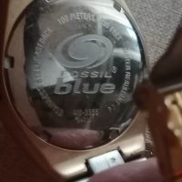 Fossil blue водоустойчив дамски часовник като нов голям, снимка 4 - Дамски - 41630406