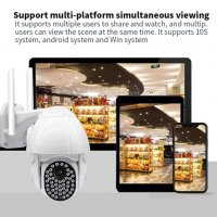 WIFI КАМЕРА 3MP 47 LED С НОЩЕН ЗАПИС, 2 АНТЕНИ, снимка 4 - IP камери - 34712296