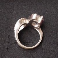 Изумителен сребърен пръстен проба 925 и житен клас , снимка 4 - Пръстени - 42322144