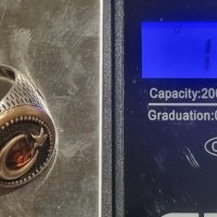 Турски сребърен пръстен 925 проба , снимка 4 - Пръстени - 44202531