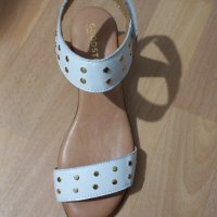Дамски сандали от естествена кожа и материали. , снимка 1 - Сандали - 41804011