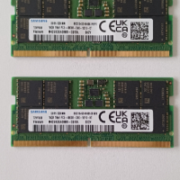 нова 32GB SAMSUNG DDR5 SODIMM ( памет за лаптоп ) , снимка 1 - Лаптопи за игри - 44839947