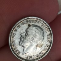 3 пенса 1935 г сребро Великобритания , снимка 2 - Нумизматика и бонистика - 41558408