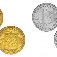 0.25 Биткойн монета / 0.25 Bitcoin Coin ( BTC ), снимка 1 - Нумизматика и бонистика - 20936104