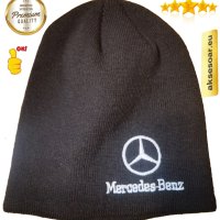 Зимна шапка с бродирана 3D емблема лого на кола BMW M-power Mercedes Volkswagen POLICE БМВ М-пауър М, снимка 15 - Шапки - 41381440