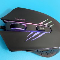 6 бутона геймърска мишка 2400dpi, USB кабел 150см; подсветка Multicolor; Gaming Mouse Xtrike ME, снимка 4 - Клавиатури и мишки - 35960393