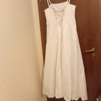 Булчинска рокля с обръч, снимка 2 - Сватбени рокли - 44438266