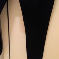 Черен панталон Zara, модел slim, M, снимка 9 - Панталони - 42206054