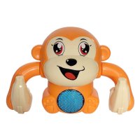 Бебешка играчка търкаляща се маймунка, дистанционно управление чрез пляскане, снимка 7 - Музикални играчки - 42183689