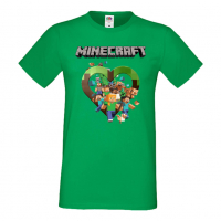 Мъжка тениска майнкрафт Minecraft 5,Minecraft,Игра,Забавление,подарък,Изненада,Рожден Ден., снимка 7 - Тениски - 36495159