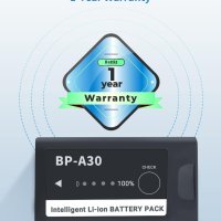 Резервна батерия Battiz BP-A30, съвместима с EOS C200, EOS C70, C200B, C220B, EOS C300 Mark II, C300, снимка 5 - Батерии, зарядни - 41461873