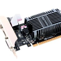 Видеокарта Inno3D GeForce GT710 2GB Dual Link DVI, HDMI1.4a, VGA, InternalAudio Input for HDMI 64bit, снимка 1 - Видеокарти - 40953632