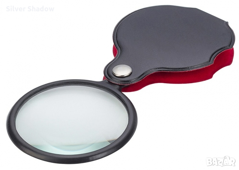 Джобна лупа увеличава х8 пъти, 50 мм., снимка 1