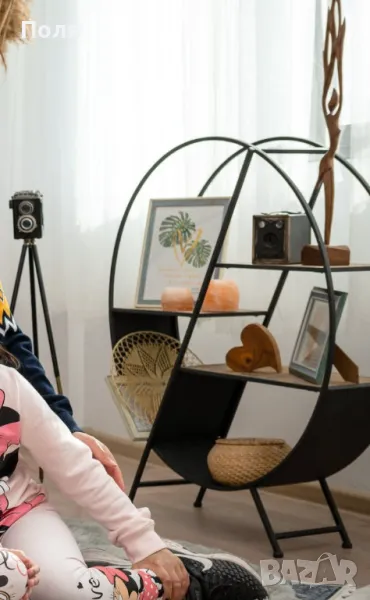 етажерка метална кръгла, снимка 1