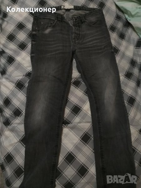 Мъжко дълго дънки в сив цвят , снимка 1