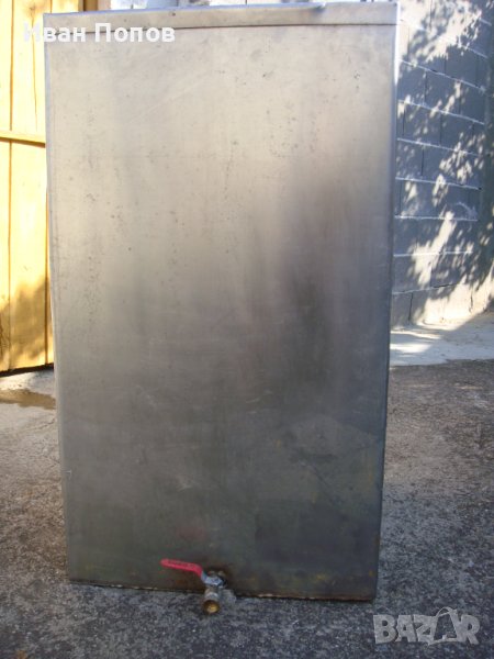 Съд от неръждаема стомана за вино 225 литра с кран, снимка 1