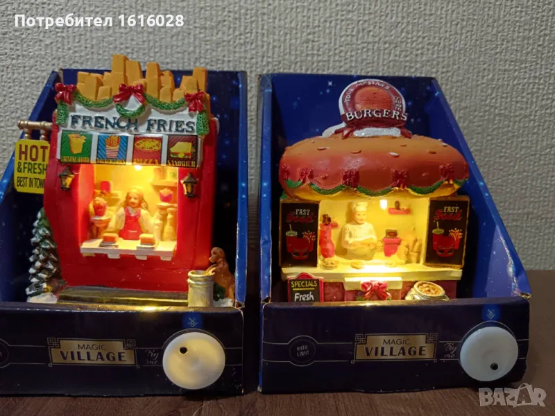 LED магазини за Бургери и Пържени картофки на MAGIC VILLAGЕ., снимка 1
