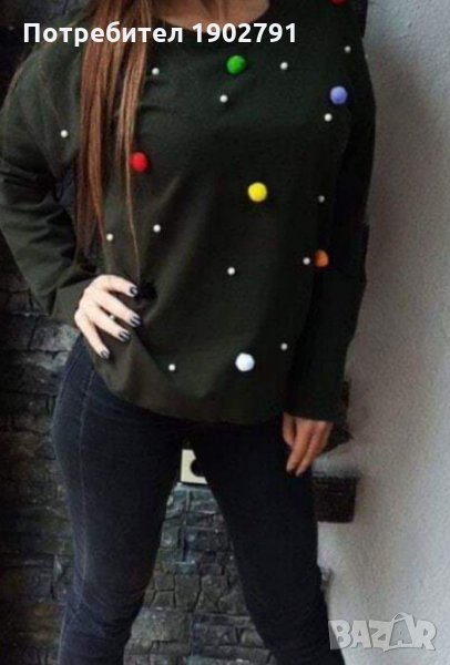 Дамска блуза трико, снимка 1