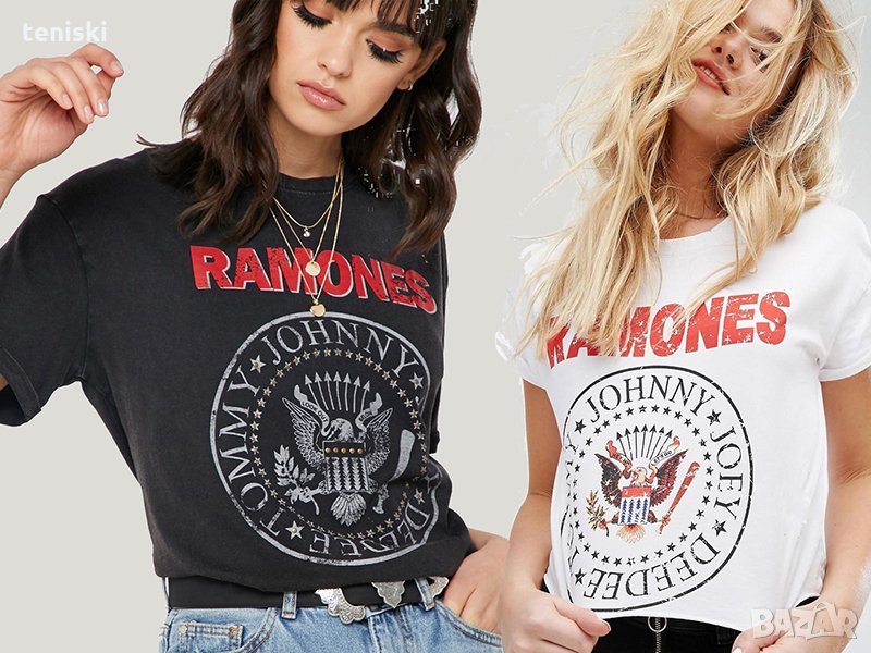 Дамска тениска Ramones 3 модела всички размери , снимка 1