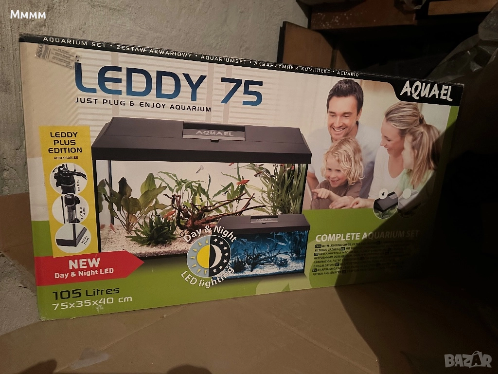 Aquael Leddy Day&Night Plus 75 105литра, снимка 1