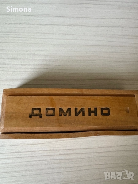 Ретро дървено домино – пълен комплект, снимка 1