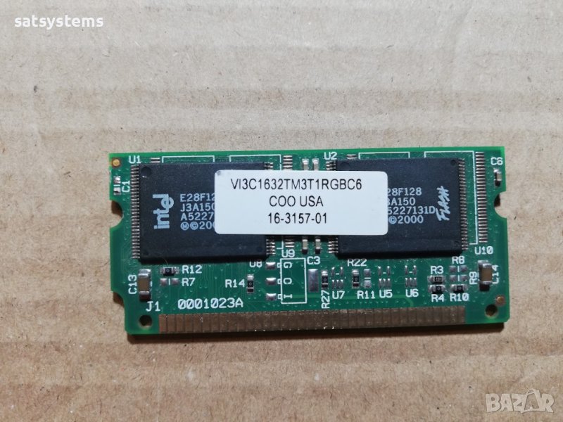 CISCO 16-3157-01 VI3C1632TM3T1RGBC6 32MB 72-Pin FLASH SODIMM, снимка 1