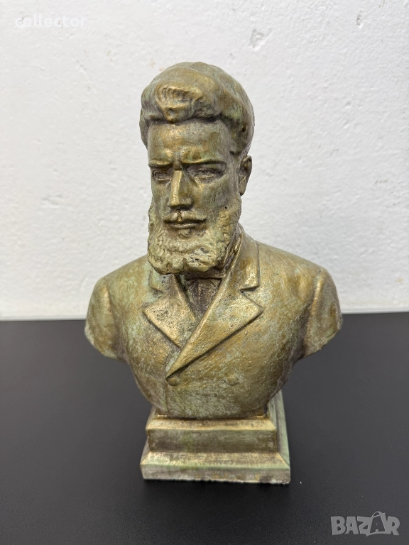 Бронзиран бюст на Христо Ботев. №7749, снимка 1