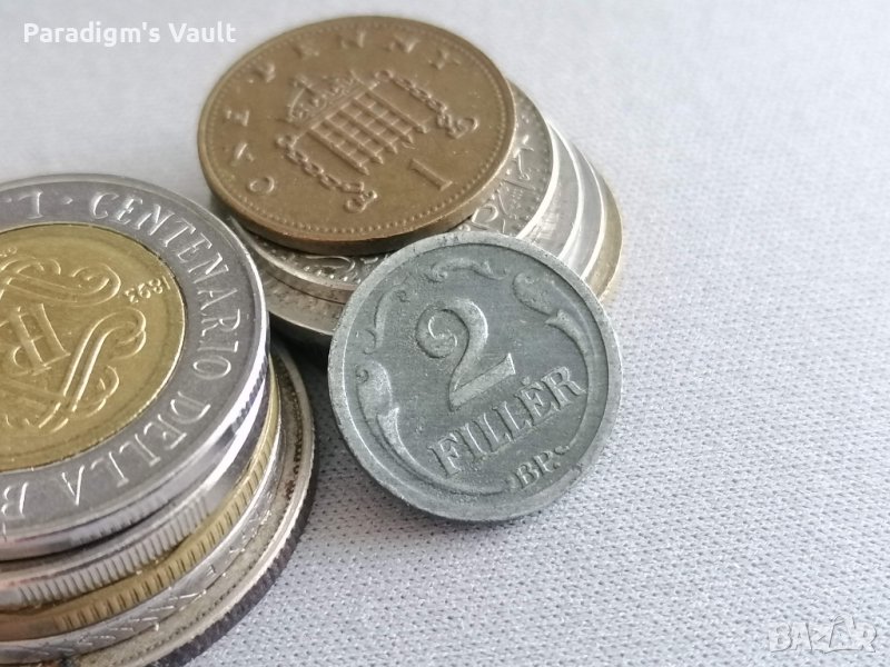 Монета - Унгария - 2 филера | 1944г., снимка 1