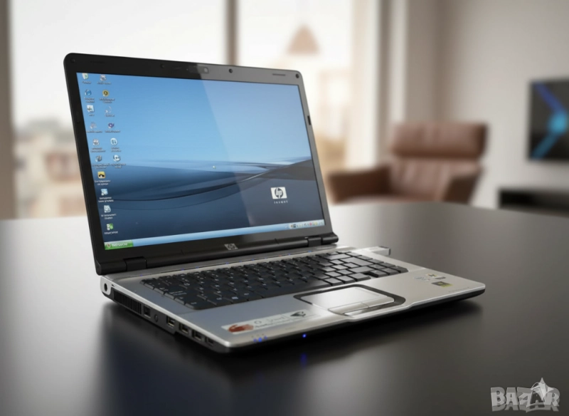 hp pavilion dv6000ae re386ea#abn (гланцово черен Piano black капак), снимка 1