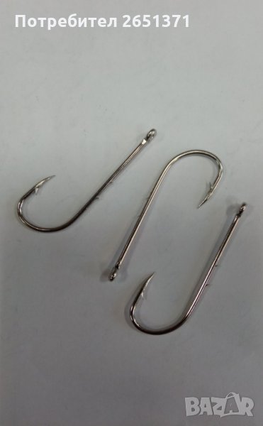 Куки за хищна риба FTK – 10 броя - 3 лв. Размери: 2/0, 1/0, снимка 1