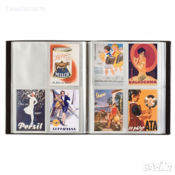  албум за 400 броя пощенски картички с двойно прозрачни листи, снимка 1