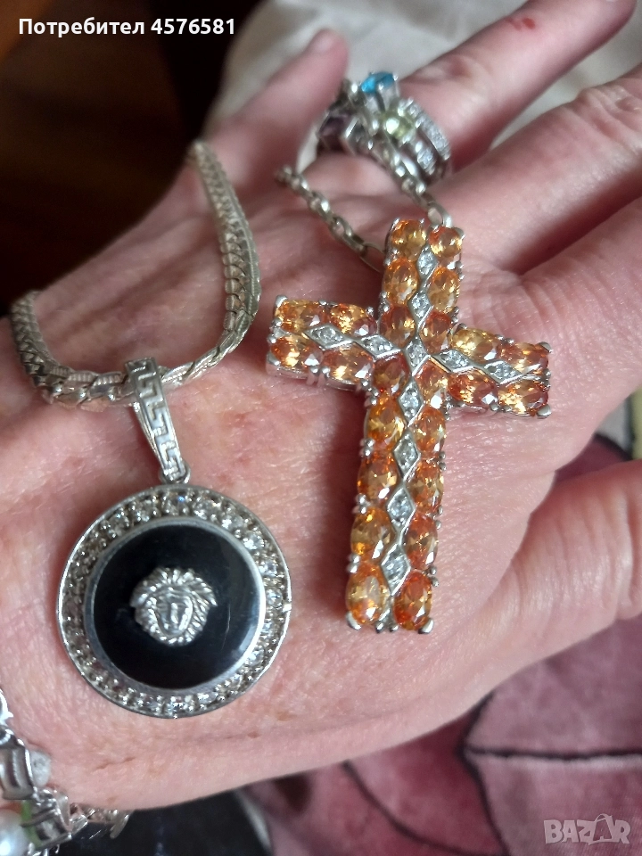 колиета гривни пръстени сребро 925, снимка 1