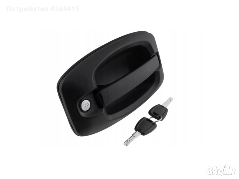 Външна дръжка за врата с патронник и ключове за Citroen Jumper 1(2001-2006) 735423244, снимка 1